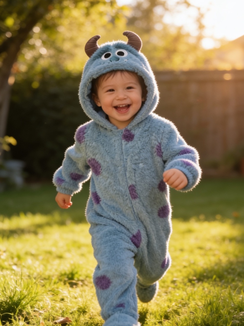 Disneycore Pixar Monsters Inc Costume Sulley Plush Hooded Two Piece Pottery Barn